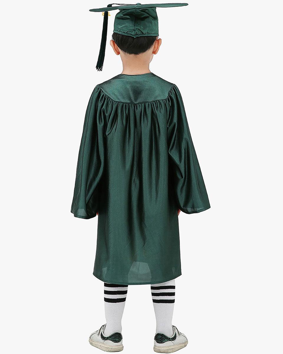 Shiny Kindergarten Cap, Gown & Tassel Package - 13 Colors Available - Graduation Cap&Gown