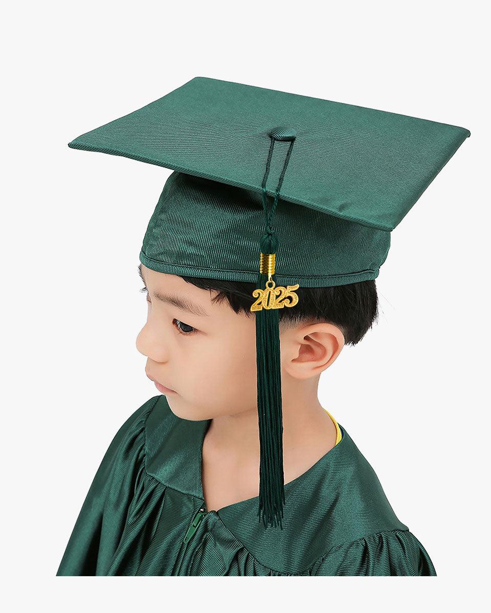 Shiny Kindergarten Cap, Gown & Tassel Package - 13 Colors Available - Graduation Cap&Gown