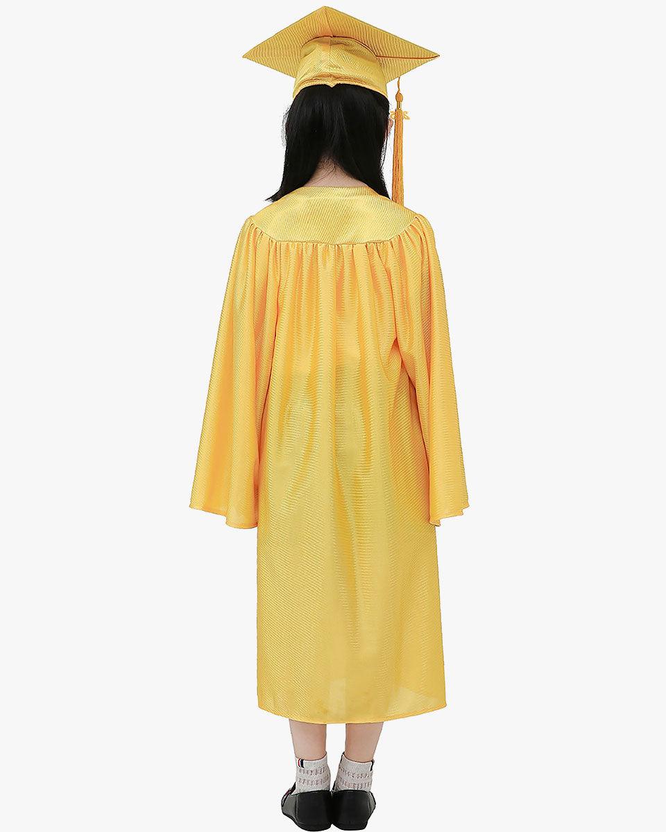 Shiny Kindergarten Cap, Gown & Tassel Package - 13 Colors Available - Graduation Cap&Gown