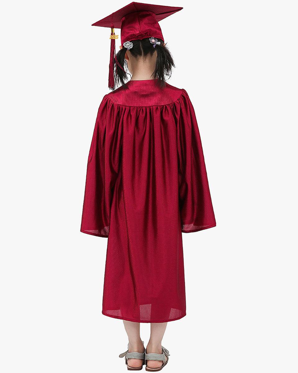 Shiny Kindergarten Cap, Gown & Tassel Package - 13 Colors Available - Graduation Cap&Gown