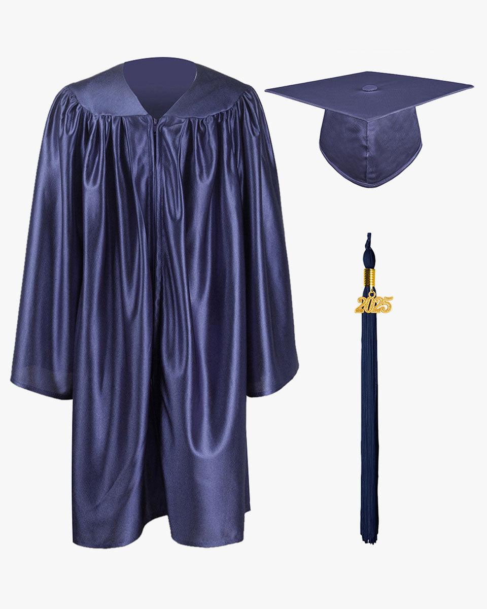 Shiny Kindergarten Cap, Gown & Tassel Package - 13 Colors Available - Graduation Cap&Gown