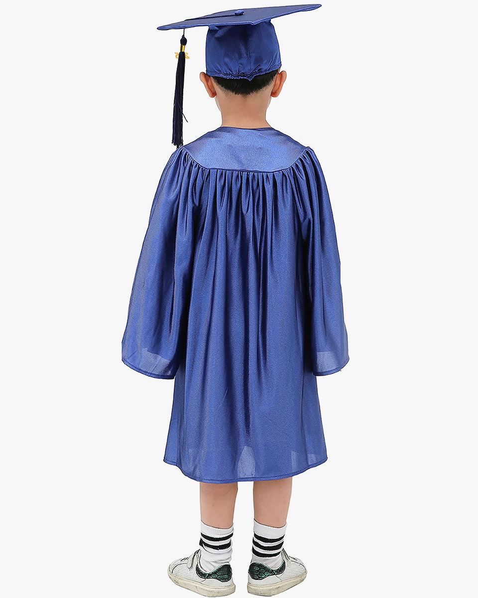 Shiny Kindergarten Cap, Gown & Tassel Package - 13 Colors Available - Graduation Cap&Gown