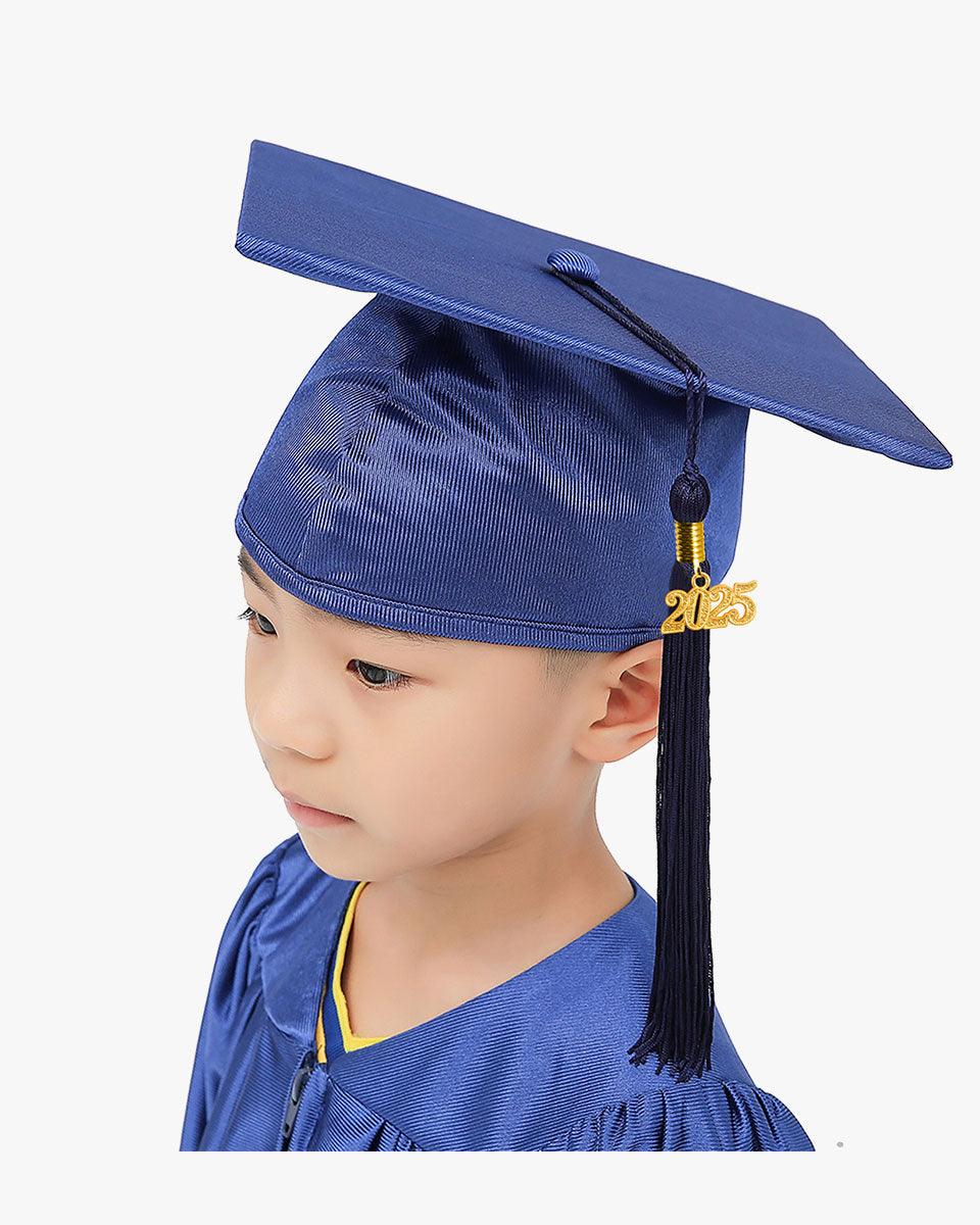 Shiny Kindergarten Cap, Gown & Tassel Package - 13 Colors Available - Graduation Cap&Gown