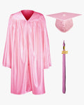 Shiny Kindergarten Graduation Cap, Gown, Stole, Diploma & Medal Package - Graduation Cap&Gown