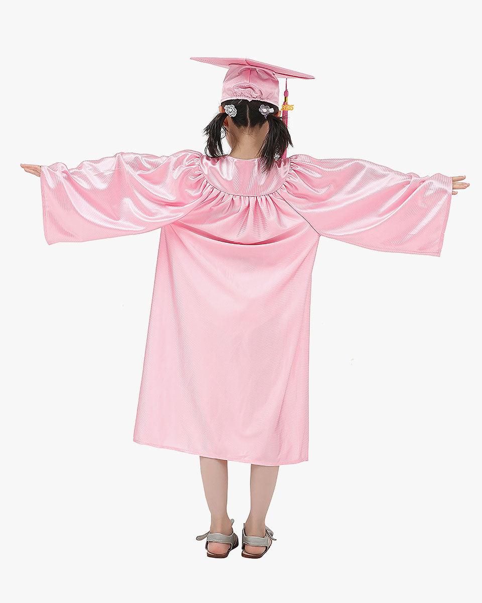 Shiny Kindergarten Cap, Gown & Tassel Package - 13 Colors Available - Graduation Cap&Gown