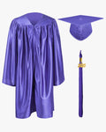 Shiny Kindergarten Graduation Cap, Gown, Stole, Diploma & Medal Package - Graduation Cap&Gown