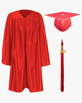 Shiny Kindergarten Graduation Cap, Gown, Stole, Diploma & Key Chain Package - Graduation Cap&Gown