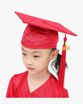 Shiny Kindergarten Graduation Cap, Gown, Stole, Diploma & Medal Package - Graduation Cap&Gown