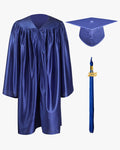 Shiny Kindergarten Graduation Cap, Gown, Stole, Diploma & Medal Package - Graduation Cap&Gown