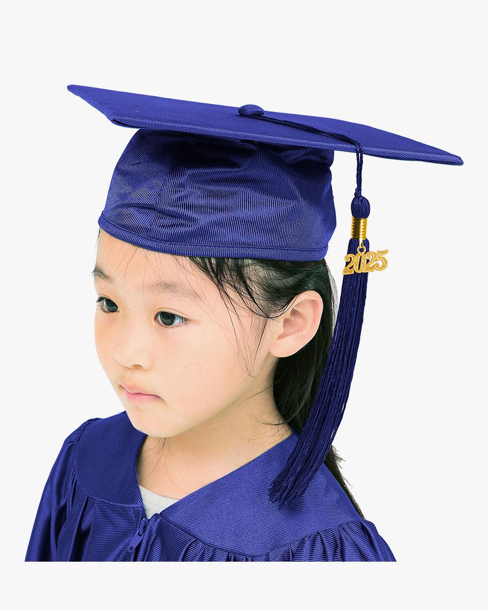 Shiny Kindergarten Graduation Cap, Gown, Stole & Diploma Package - Graduation Cap&Gown