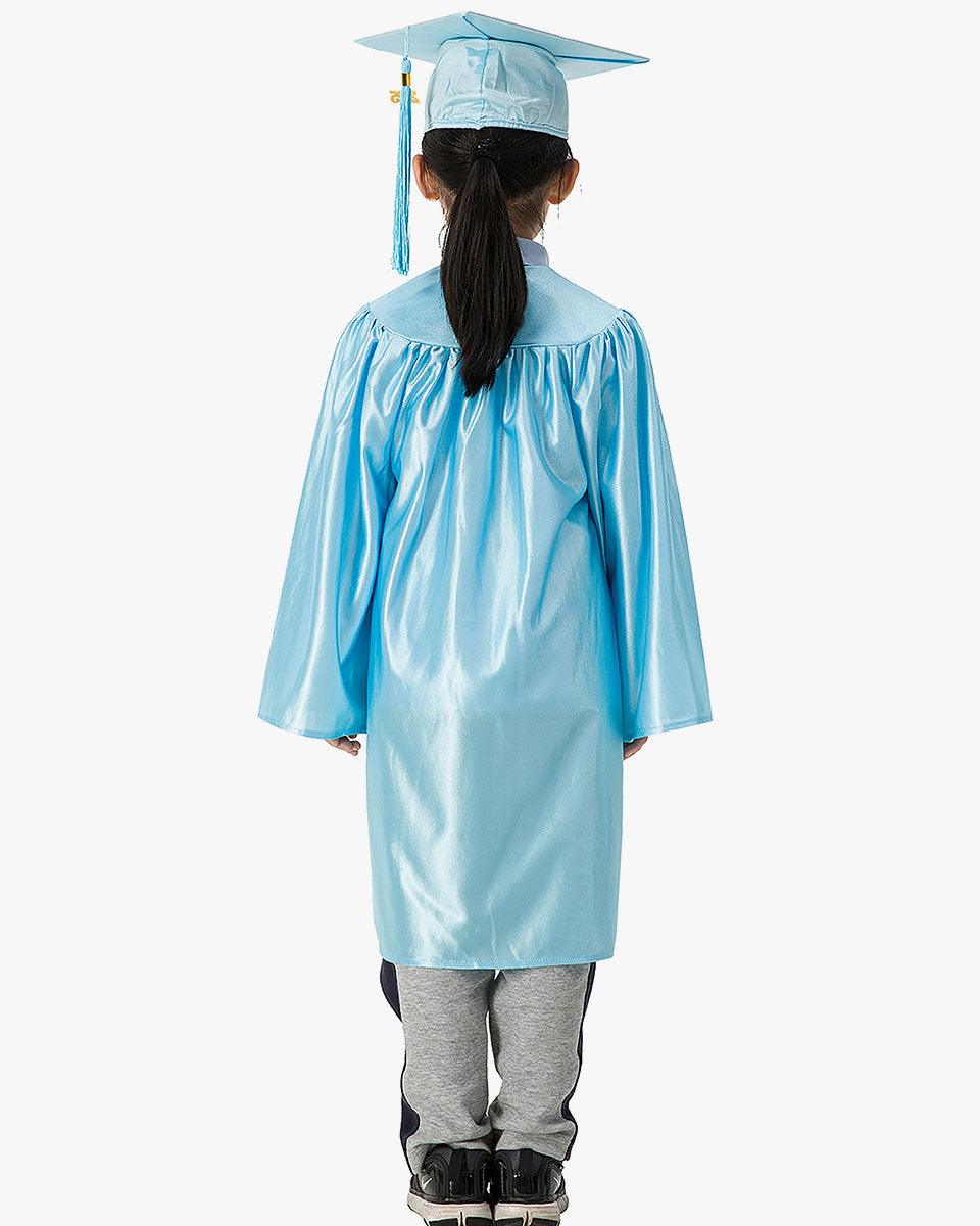 Shiny Kindergarten Cap, Gown & Tassel Package - 13 Colors Available - Graduation Cap&Gown
