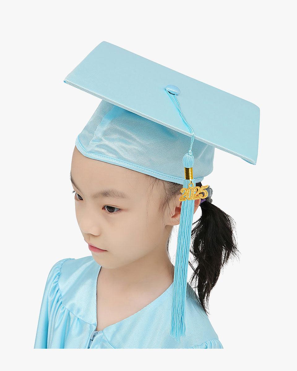 Shiny Kindergarten Cap, Gown & Tassel Package - 13 Colors Available - Graduation Cap&Gown