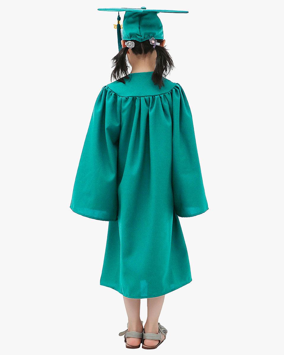 Matte Kindergarten Cap, Gown & Tassel Package – 12 Colors Available - Graduation Cap&Gown