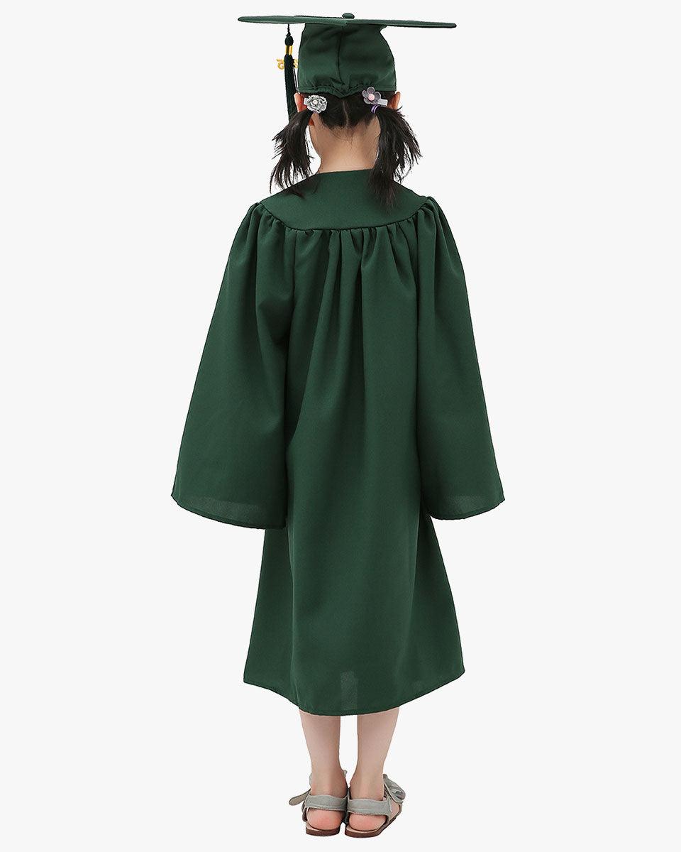 Matte Kindergarten Cap, Gown & Tassel Package – 12 Colors Available - Graduation Cap&Gown