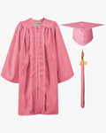 Matte Kindergarten Graduation Cap, Gown, Stole & Diploma Package - Graduation Cap&Gown