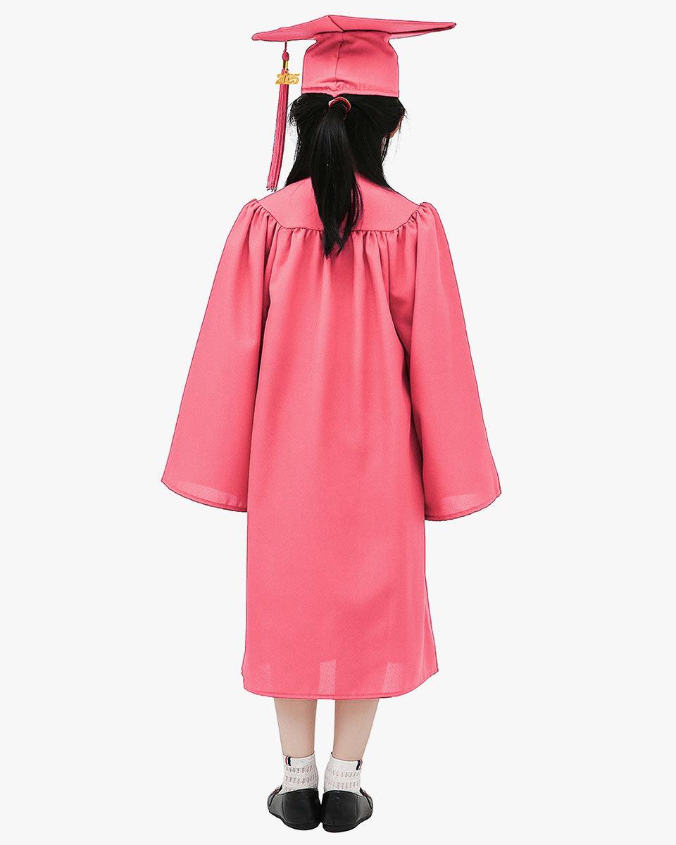 Matte Kindergarten Cap, Gown & Tassel Package – 12 Colors Available - Graduation Cap&Gown