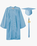 Matte Kindergarten Graduation Cap, Gown, Stole & Diploma Package - Graduation Cap&Gown