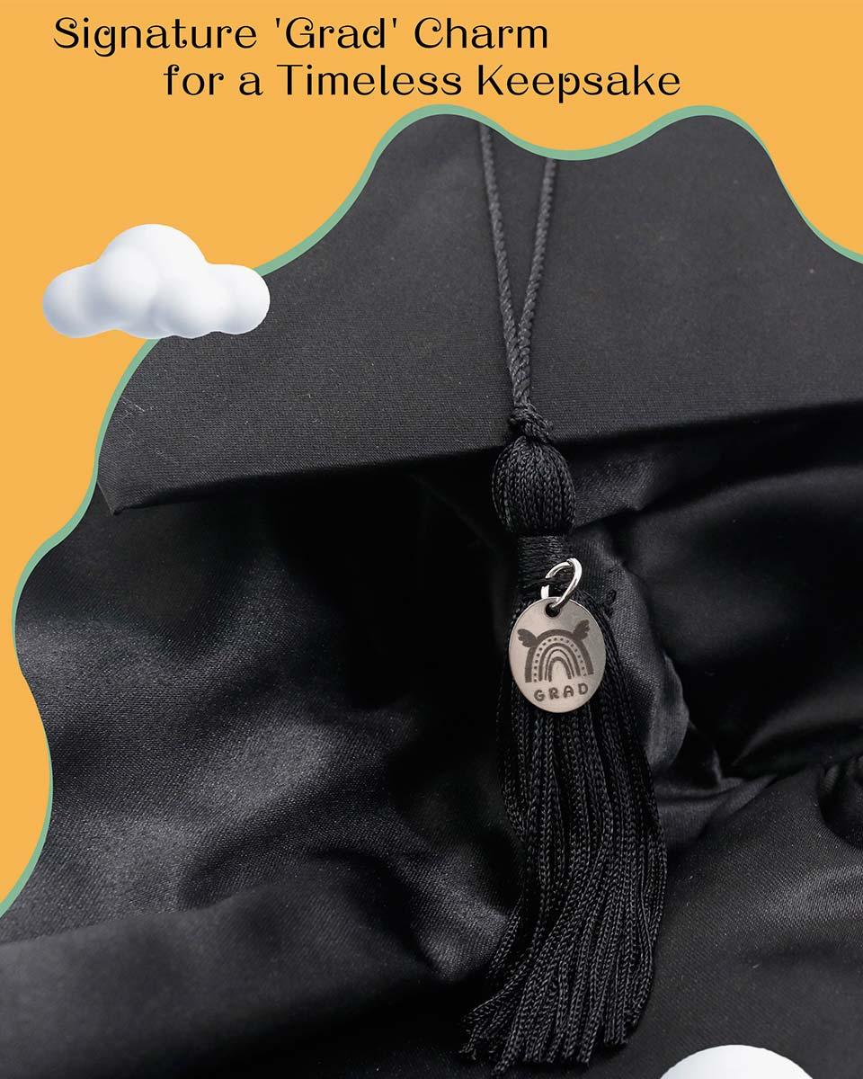 Soft Satin NICU Graduate Baby Cap and Gown Set - 3 Colors Available - Graduation Cap&Gown