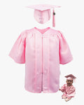 Soft Satin NICU Graduate Baby Cap and Gown Set - 3 Colors Available - Graduation Cap&Gown