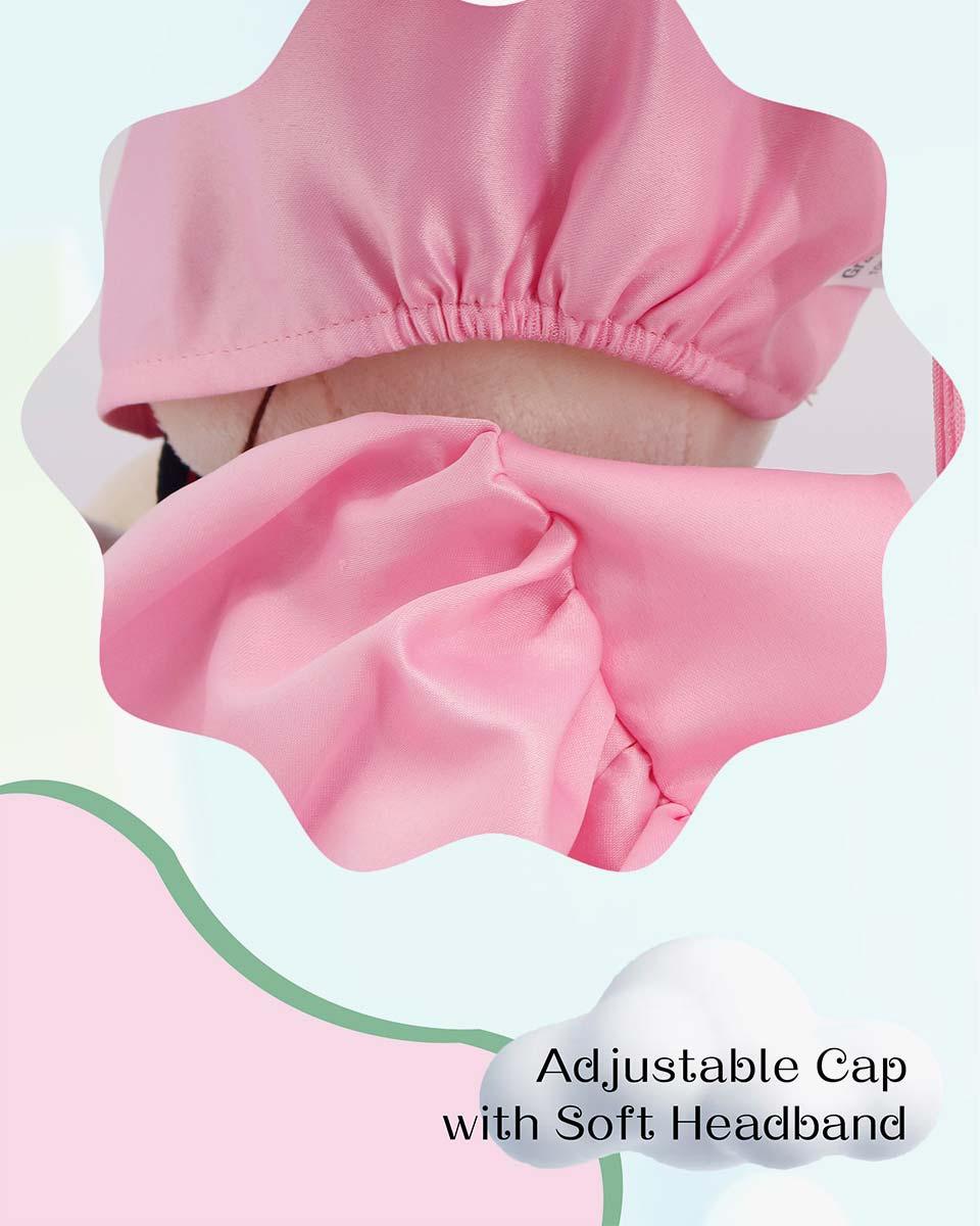 Soft Satin NICU Graduate Baby Cap and Gown Set - 3 Colors Available - Graduation Cap&Gown