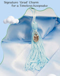 Soft Satin NICU Graduate Baby Cap and Gown Set - 3 Colors Available - Graduation Cap&Gown