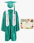 Shiny Kindergarten Graduation Cap, Gown, Stole & Diploma Package - Graduation Cap&Gown