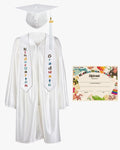 Shiny Kindergarten Graduation Cap, Gown, Stole & Diploma Package - Graduation Cap&Gown