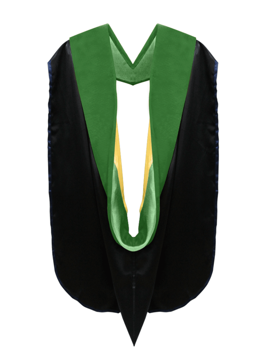 Doctor of Medicine Hood - Kelly Green & Gold - Graduation Cap&Gown