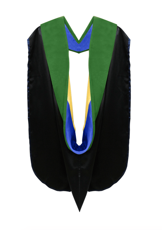 Doctor of Medicine Hood - Royal Blue & Gold - Graduation Cap&Gown