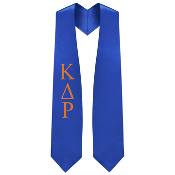 Kappa Delta Rho Greek Lettered Stole - Graduation Cap&Gown