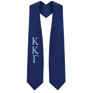 Kappa Kappa Gamma Greek Lettered Stole - Graduation Cap&Gown