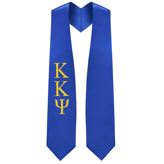 Kappa Kappa Psi Greek Lettered Stole - Graduation Cap&Gown
