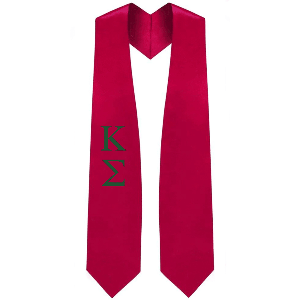 Kappa Sigma Greek Lettered Stole - Graduation Cap&Gown