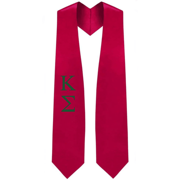 Kappa Sigma Greek Lettered Stole - Graduation Cap&Gown