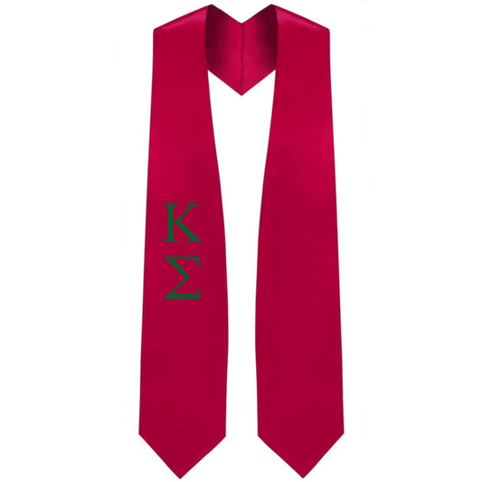 Kappa Sigma Greek Lettered Stole - Graduation Cap&Gown