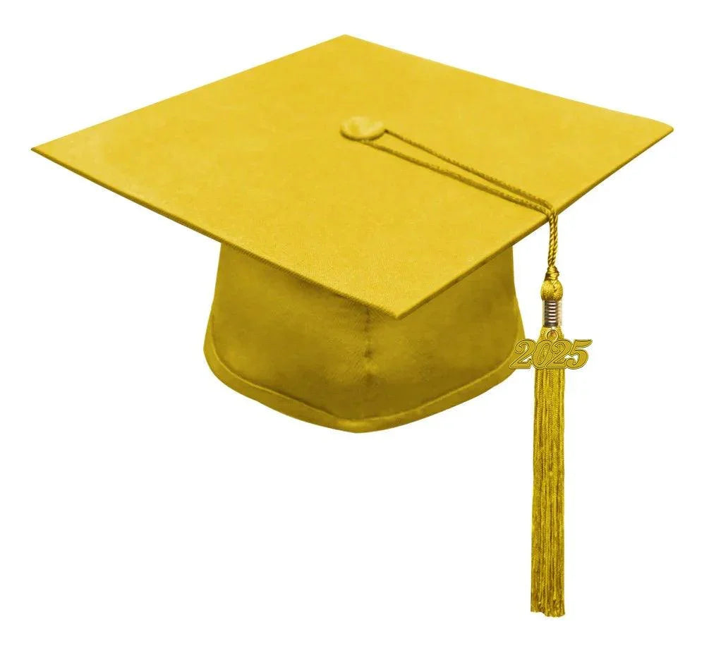 Matte Gold Kindergarten/Preschool Cap & Tassel - Graduation Cap&Gown