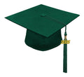 10 Matte High School Cap & Tassel - Graduation Cap&Gown