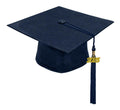 Matte Navy Blue Bachelors Cap & Gown - Graduation Cap&Gown