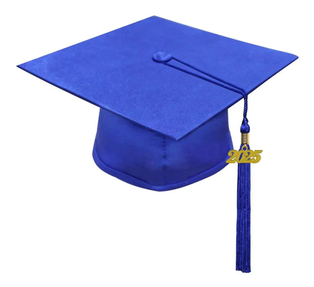 Matte Royal Blue Kindergarten/Preschool Cap & Tassel - Graduation Cap&Gown