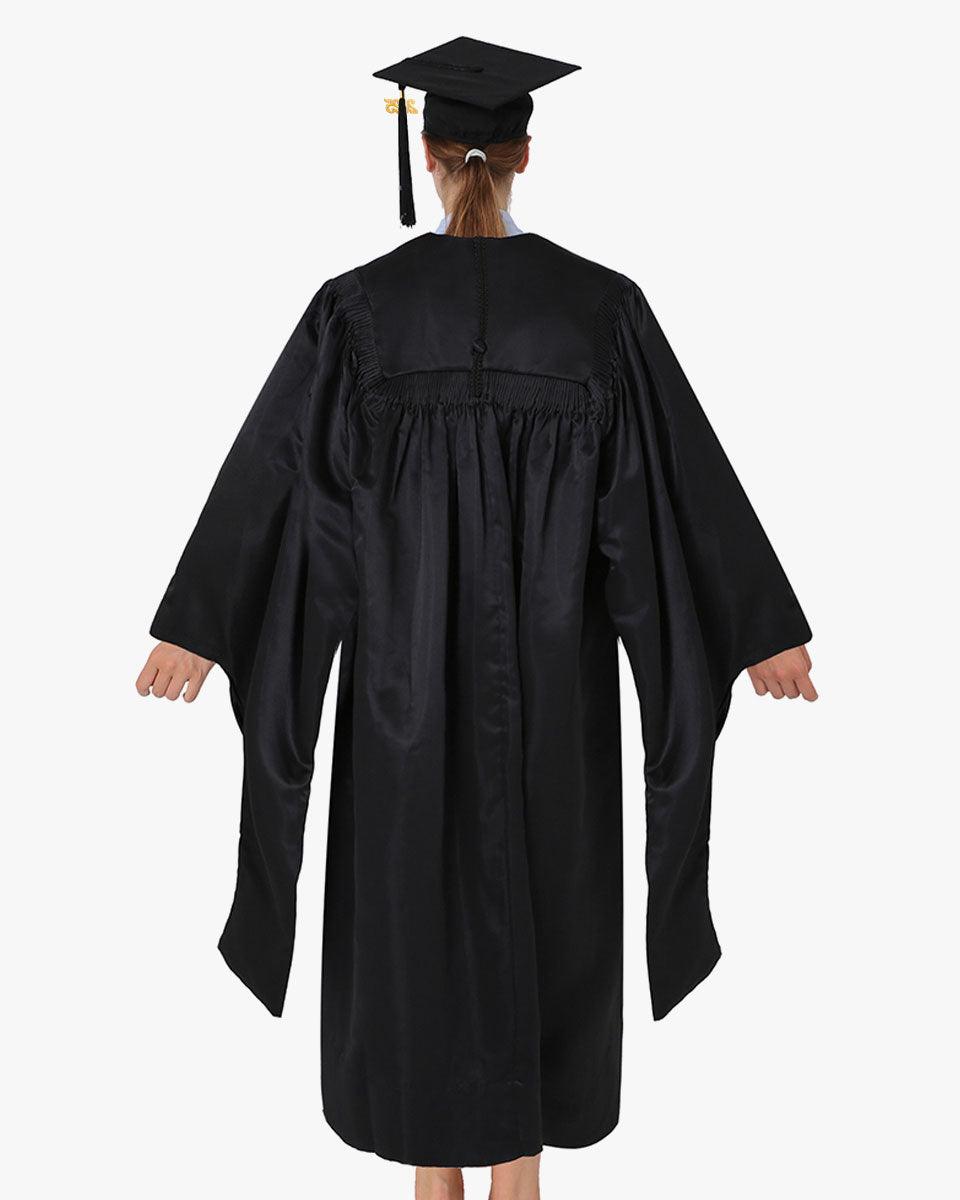 Deluxe Master Graduation Cap, Gown & Tassel Package - Graduation Cap&Gown