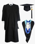 Economy Master Cap Gown & Hood Package - Graduation Cap&Gown