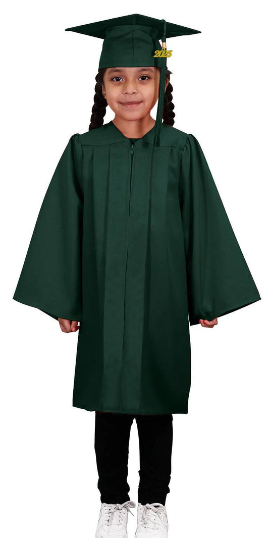 Matte Hunter Kindergarten/Preschool Cap & Gown - Graduation Cap&Gown