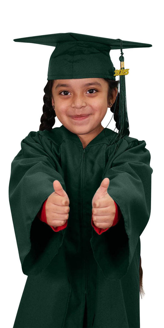 Matte Hunter Kindergarten/Preschool Cap & Gown - Graduation Cap&Gown