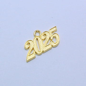 2025 Gold Year Date Drop - Graduation Cap&Gown