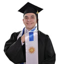 Uruguay Graduation Stole - Uruguayan Flag Sash - Graduation Cap&Gown