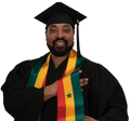 Senegal Graduation Stole - Senegal Flag Sash - Graduation Cap&Gown
