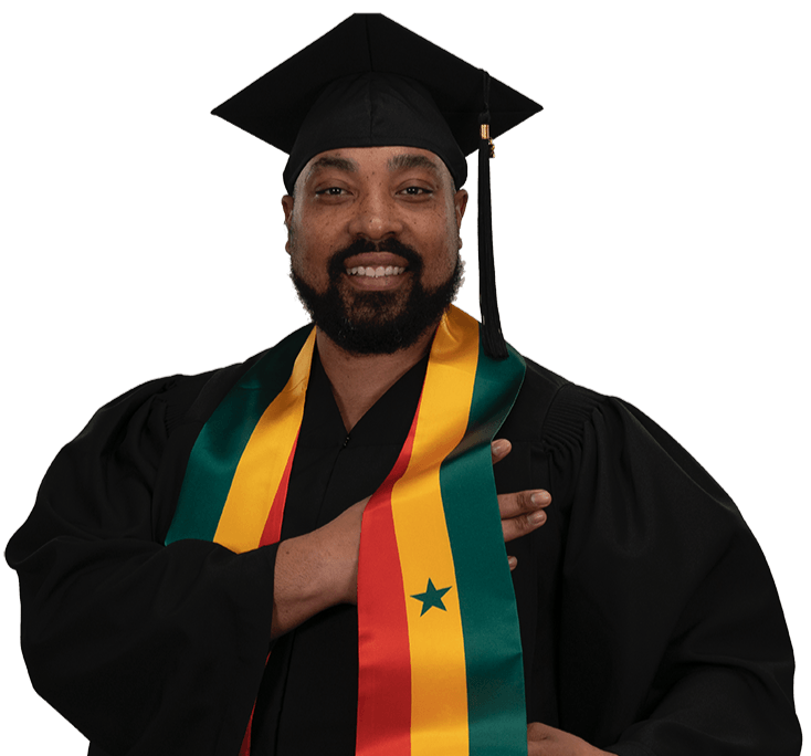 Senegal Graduation Stole - Senegal Flag Sash - Graduation Cap&Gown