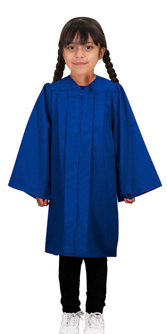 Matte Royal Blue Kindergarten/Preschool Gown - Graduation Cap&Gown