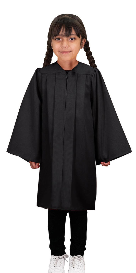 Matte Black Kindergarten/Preschool Gown - Graduation Cap&Gown