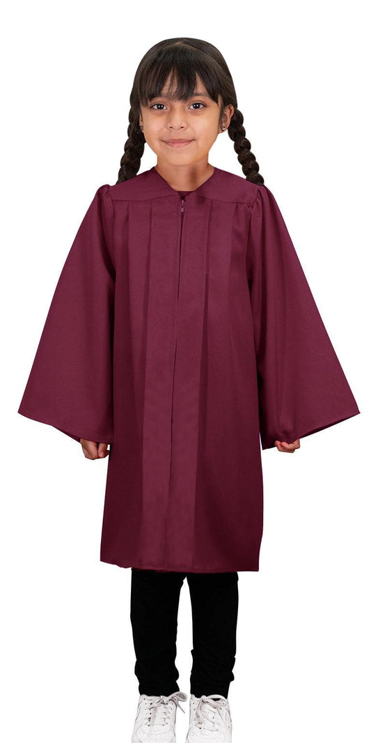Matte Maroon Kindergarten/Preschool Gown - Graduation Cap&Gown